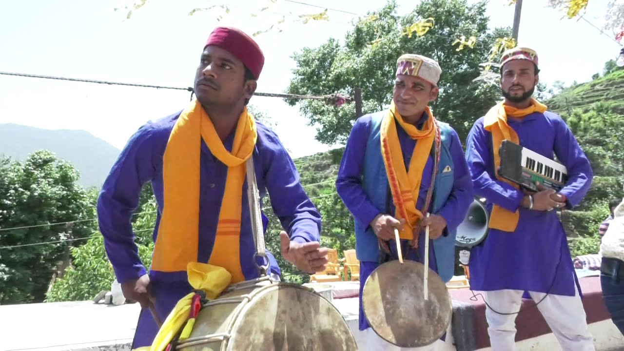 ।।Best Pahadi Dhol Damo।। Ap nache pr mazbur ho jawoge Chandrbdni Team contact 9690045638