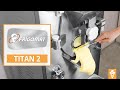 Profi Eismaschine Frigomat Titan 2 | Probelauf Eisherstellung mit Orangeneis