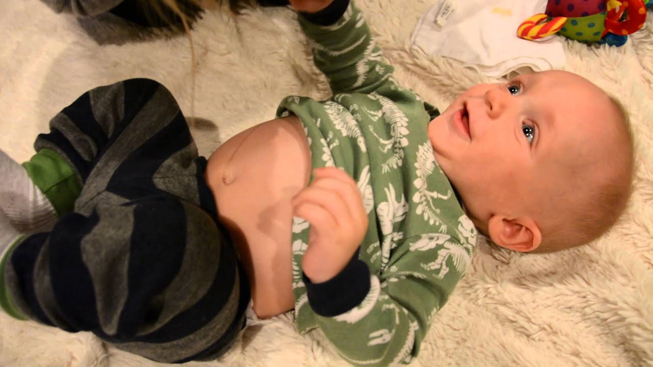 Jess making Cole giggle!