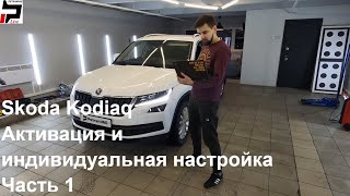 4K Skoda Kodiaq Активация и индивидуальная настройка автомобиля Часть 1