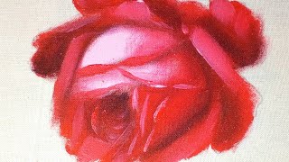 Como pintar rosas colombiana vermelha em 6 minutos