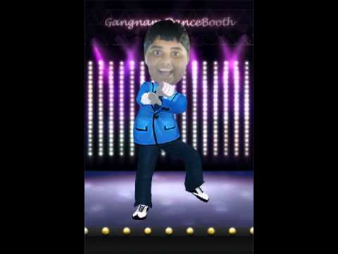 Fat indian boy dancing