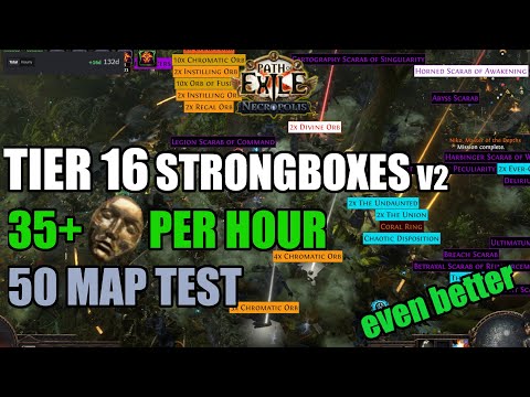 (PoE 3.24) MAKE 35+ DIV/HR AT LEAST T16 MAPS W/ STRONGBOXES v2 