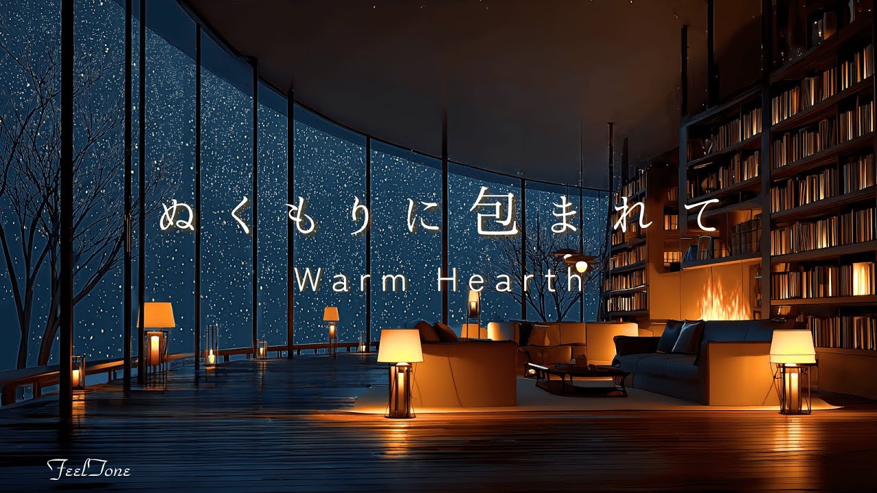 【ぬくもりに包まれて】炉辺の静けさ — Warm Hearth｜ピアノBGM｜勉強・読書・作業用