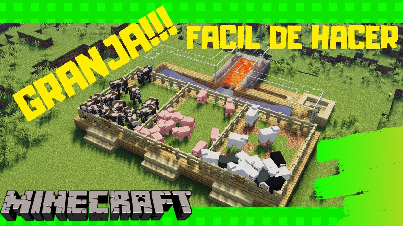 Como Hacer Una Granja En Minecraft
