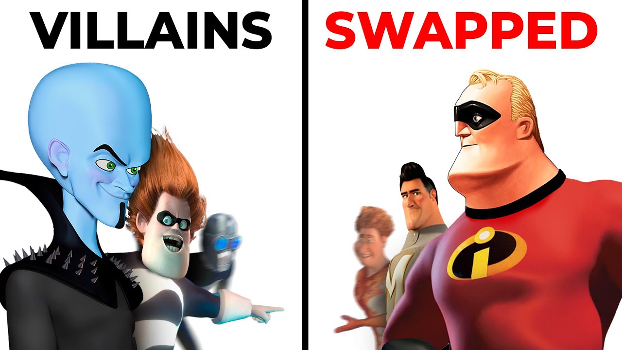 What If Megamind and The Incredibles Swapped Villains?