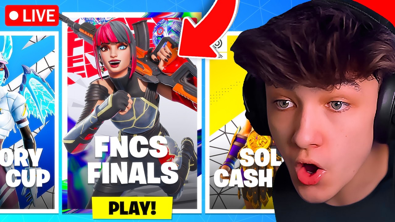 🔴LIVE! - SOLO CASH CUP TOURNAMENT! (Fortnite)