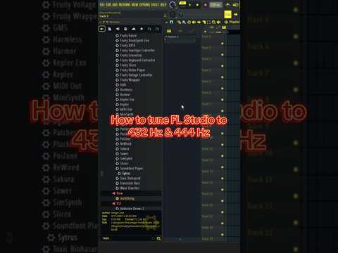 Tune FL Studio to 432 Hz & 444 Hz! #meditationmusic #tuneto432Hz #sacredsound #healingfrequencies