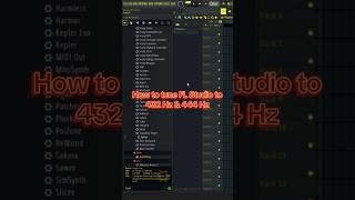 Tune FL Studio to 432 Hz & 444 Hz! #meditationmusic #tuneto432Hz #sacredsound #healingfrequencies