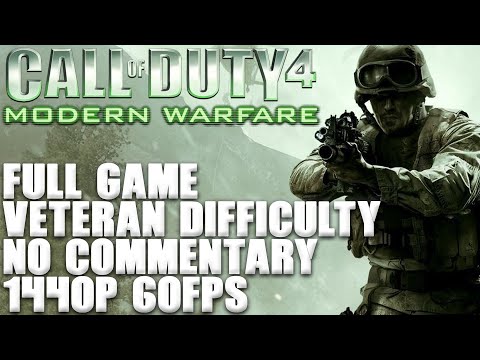 Call of Duty 4: Modern Warfare | Full Game | Veteran Difficulty | No Commentary | 1440P 60FPS