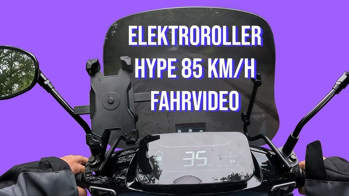GreenStreet Elektroroller e-Firenze 2000 w 45 km/h - YouTube