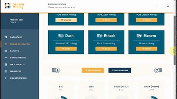 Genesis Mining Dash Contract Upgrade