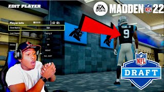 MADDEN 22 WIDE RECEIVER CREATION + NFL DRAFT! FRANCHISE CAREER MODE #1