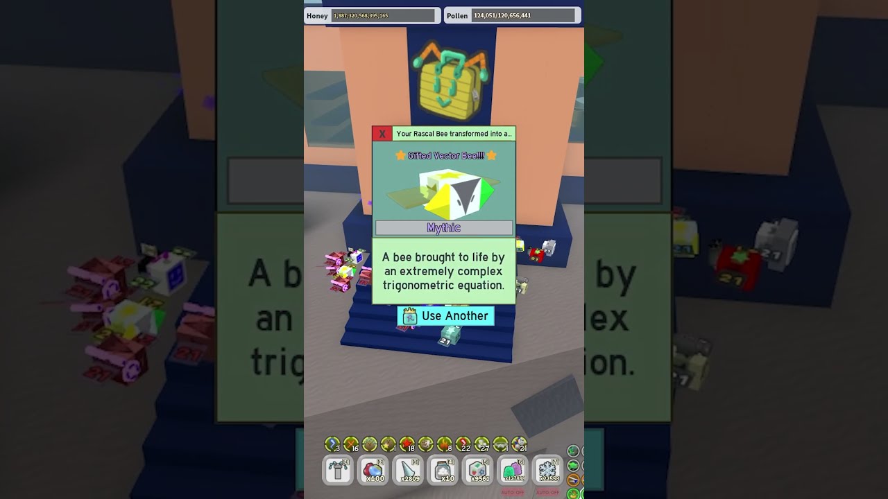 The BEST Luck YOU WILL EVER SEE Gifted Mythic BEFORE Common Bee In 200 Royal Jelly Swarm Sim