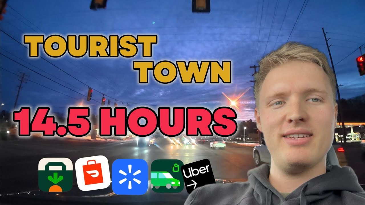 Я отработал 14,5 часов, доставляя заказы в Траверс-Сити. Вот что я заработал.