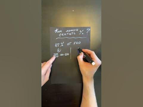 Как считать проценты #математика - YouTube