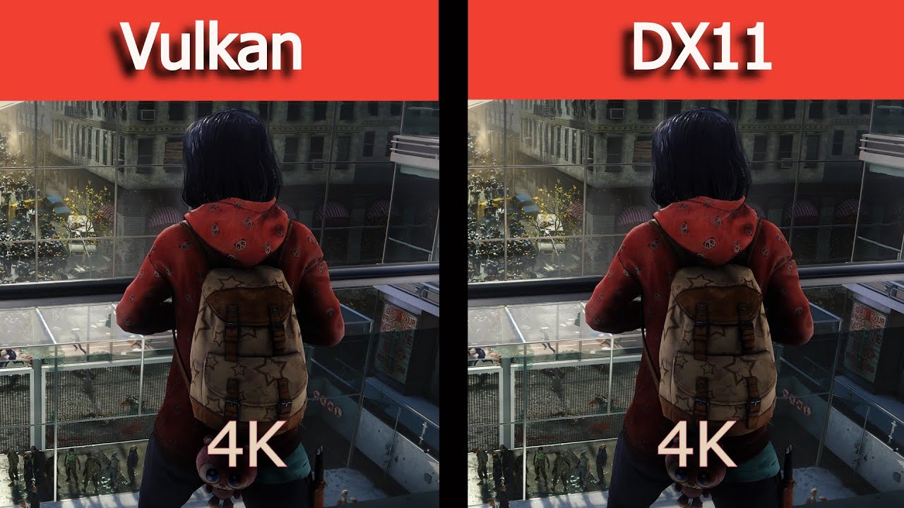 Vulkan vs DX11 World War Z /1080p /4K/ Будет ли прирост в 4К ?/Ryzen7