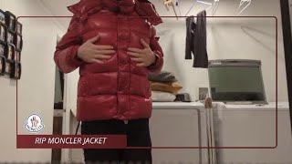 Rip Moncler Jacket. And My First Down Jacket So Why Its Not My Best Of My Videos