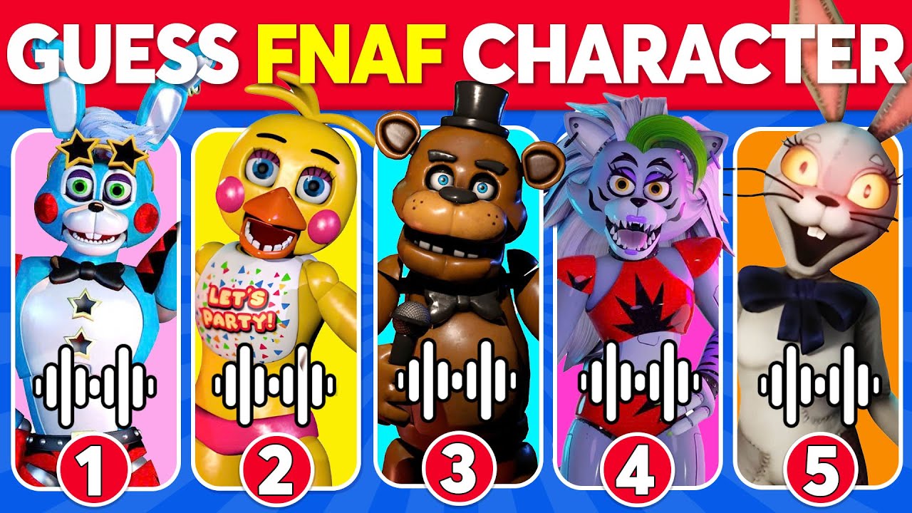 Guess The Five Night At Freddy's Character 🐻 By Dance, Emoji, Voice 💃| FNAF Quiz 2025