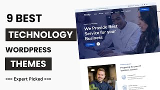 9 Best WordPress Themes for Technology Company 2025 | SAAS WordPress Theme
