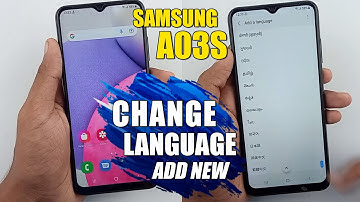 How To Change Language - Samsung Galaxy A03s