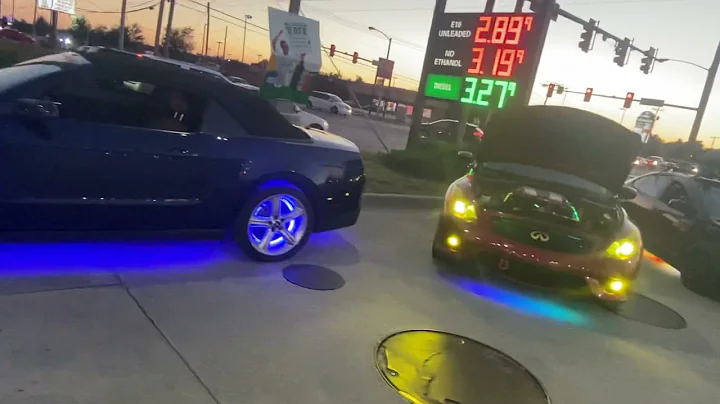 Glowe Industries meets nationwide 7/11 car meet. Underglow coming in hot!