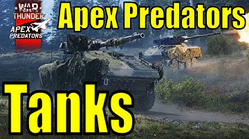 War Thunder Apex Predators Update - Tanks!