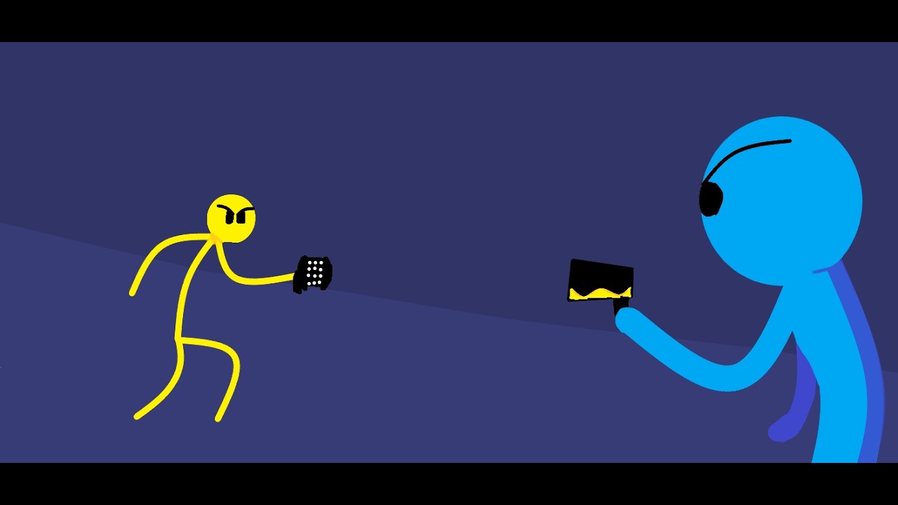 Don't let me catch you slipping up|Stick Fight the game| Ali rage quits ...