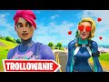 TROLLUJE YOUTUBERA GŁOSEM DZIEWCZYNY w FORTNITE!