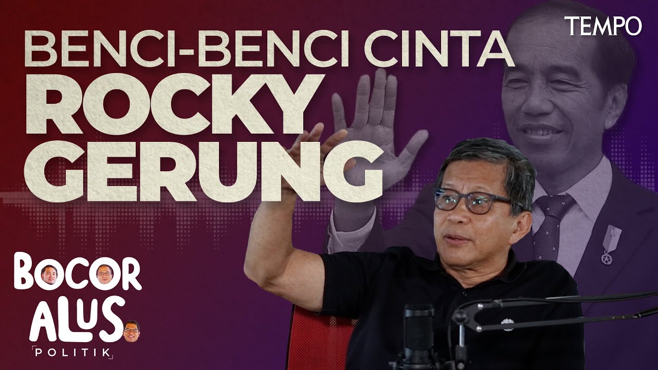 Rocky Gerung Bicara soal Jokowi, Demokrasi dan Asmara | Bocor Alus Politik