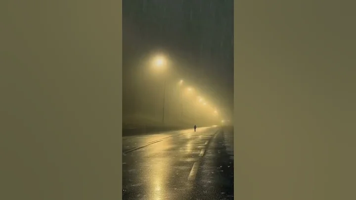 #rainy #nights #pleasant #walk on #road #viral #shorts