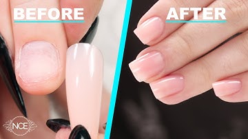 Fix Short Bitten Nails with Full Cover Gel Tips
