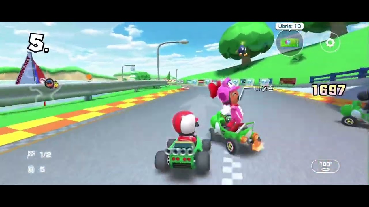 Mario Kart World Tour GCN Yoshis Piste 150cc YouTube