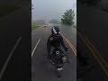 Didn’t see the pothole at the end until the last second 😭 #shorts #motorcycle #bike #venom #rain