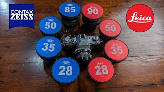 Contax Zeiss VS Leica Elmarit (DEFINITIVE VINTAGE LENS COMPARISON)