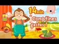 Belles Comptines à Gestes  Ⓓⓔⓥⓐ Chansons enfants avec paroles