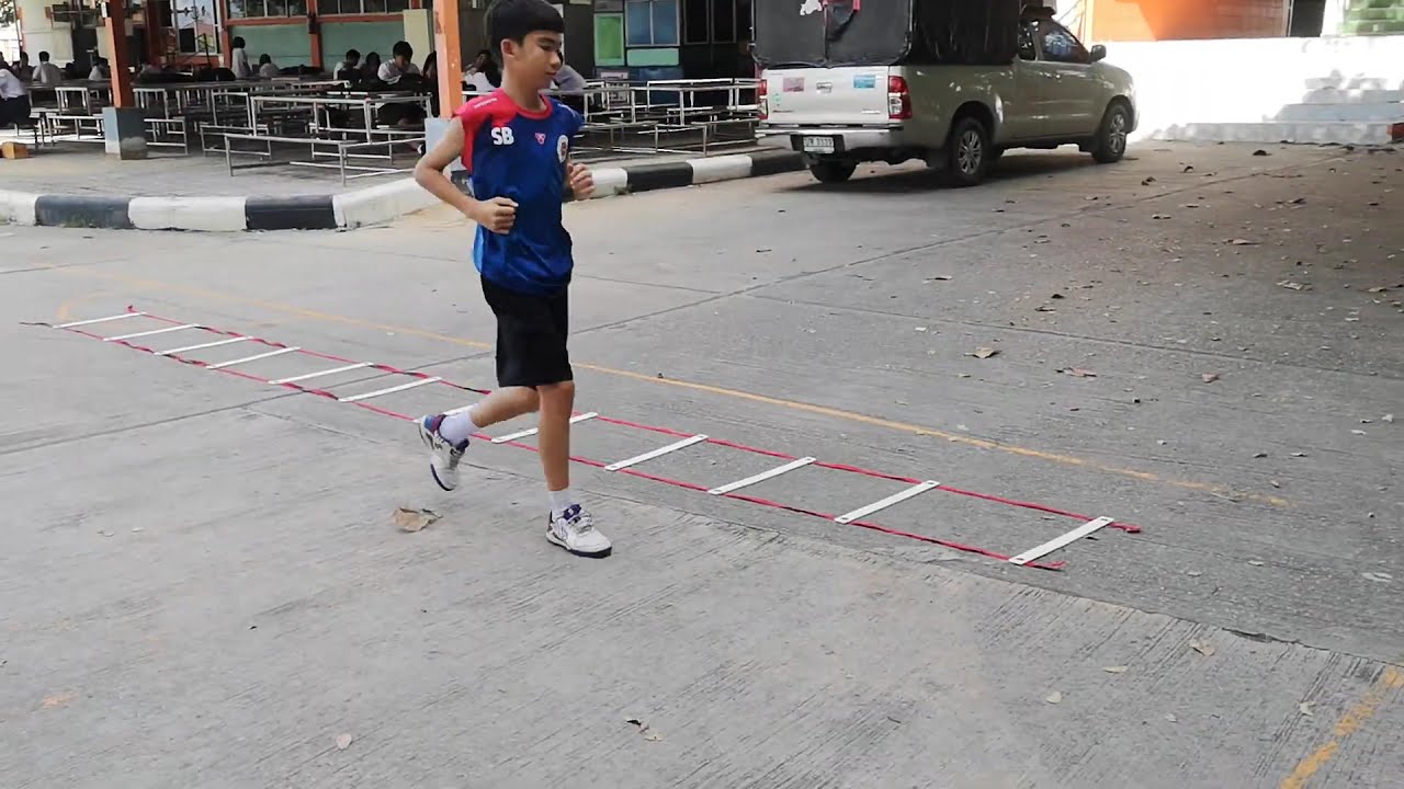 Agility ladder drills Lateral In & Out YouTube