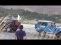 Jeep Wrangler Vs Land cruiser Tug war | Chitral 4x4 Club | battle Machine | Top Gear | Guru