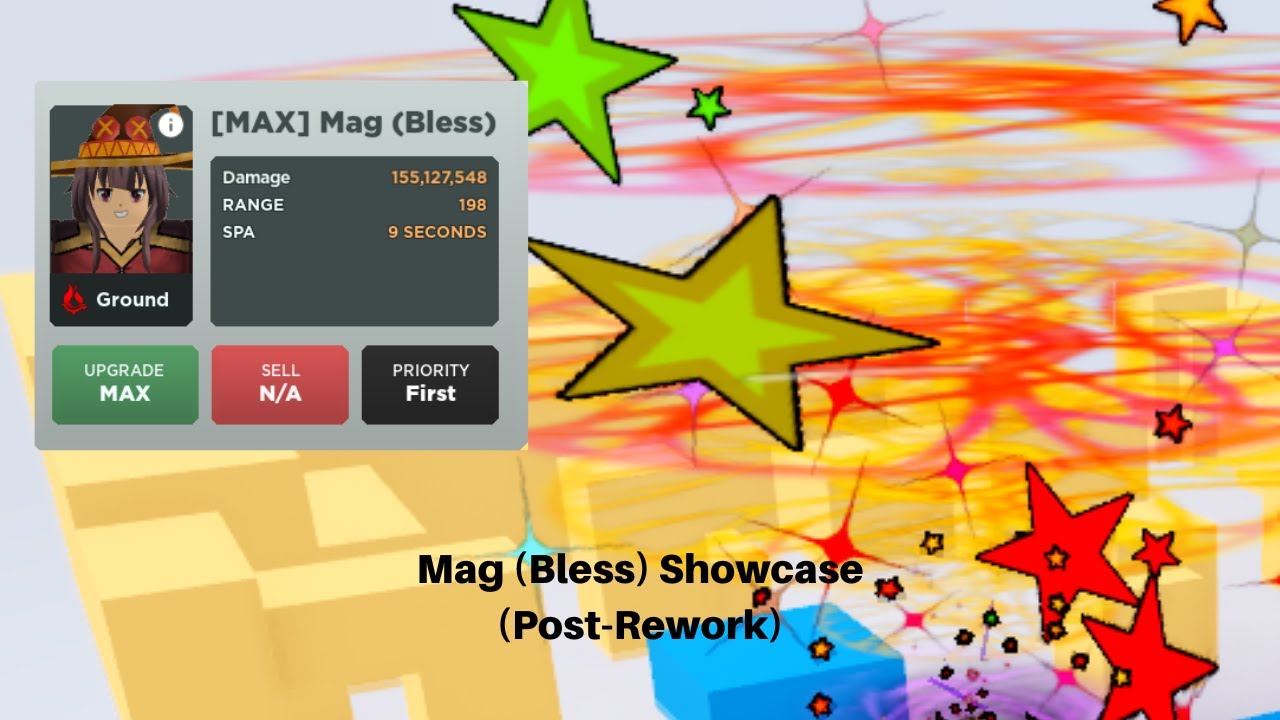 Mag (Bless) - Megumin, Roblox: All Star Tower Defense Wiki