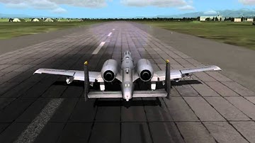 DCS A-10C Awesome crash Part 1...The outside View