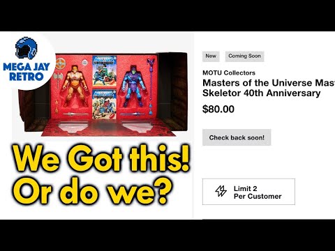Trying to Pre-Order the SDCC Exclusive MOTU He-Man Skeletor | Mattel Creations - Mega Jay Retro