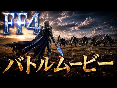 【FF4】バトルムービー／バトル1（日本語歌詞） AIアレンジ