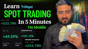 Bitget Spot Trading On Mobile Tutorial For Beginners 2025