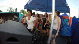 Dan + Shay Singing Karaoke at The CMA Festival Nashville TN 2015