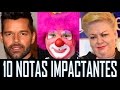 10 Notas impactantes de famosos!! Noticias en breve