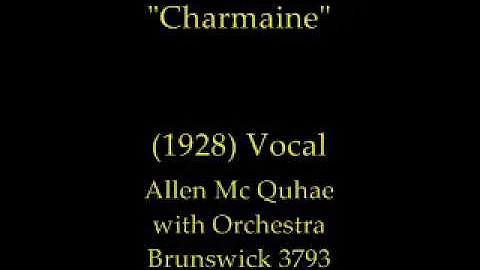 Charmaine (1928) Allen Mc Quhae
