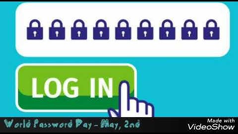 Happy World Password Day - May, 2nd