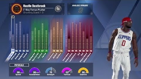 NBA 2k20 2way tempo pusher attributes and animations