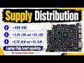 +19V, LDO and ALW +3 3V & +5V - Supply distribution on motherboard