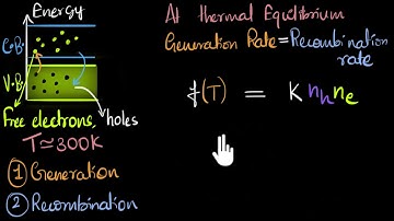 Generation and recombination in semiconductors| Class 12 (India) | Physics | Khan Academy